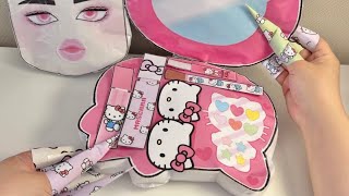 Paperdiy Hello Kitty Makeup Bag Squishy Asmr Roblox Makeup 헬로키티 Cute Papercarft