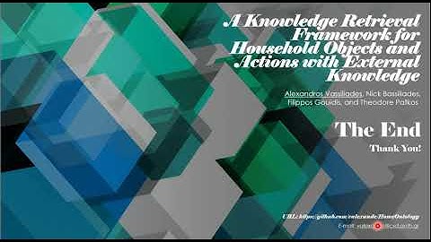 A Semantic Question Answering Framework about Household Objects and Actions