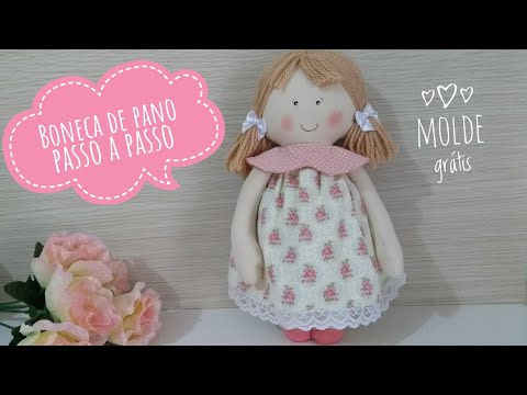 Vídeo: Como Costurar Uma Boneca De Tecido