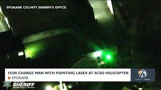 Feds charge man with pointing laser at SCSO helicopter
