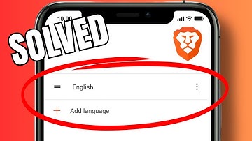 How to set preferred language in Brave browser