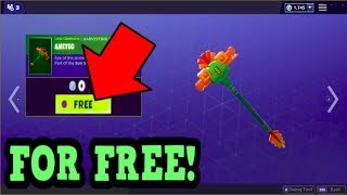 new how to get the axetec pickaxe for free fortnite battle - fortnite keg pickaxe