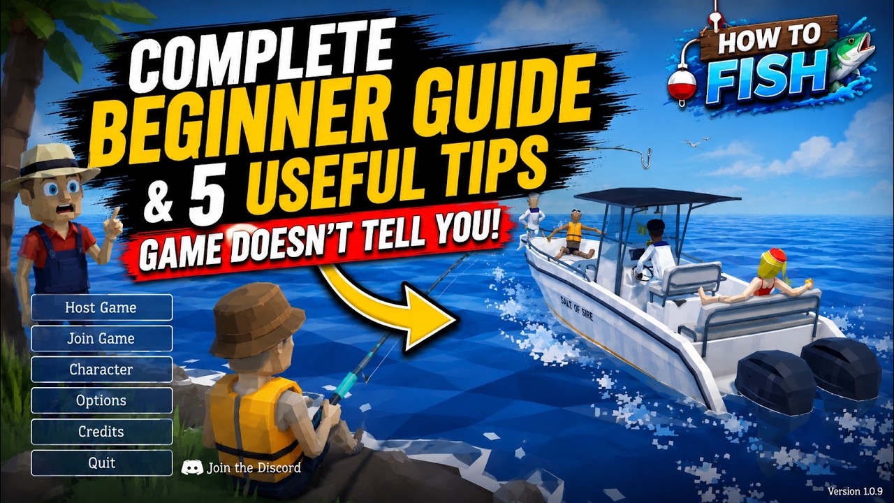 How to Fish Game Complete Beginner Guide (Top 5 Tips And Tricks The Game Doesn't Tell You!)
