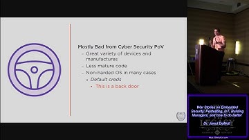 T106 War Stories on Embedded Security Pentesting IoT Building Managers and how to do Better Dr Jared