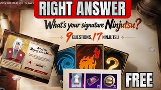 NINJUTSU TEST 9 QUESTIONS ANSWERS PUBG MOBILE | WHAT'S YOUR SIGNATURE NINJUTSU screenshot 3