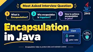 Encapsulation 🔥 | What Is Encapsulation in Java Why Do We Use It How to Achieve It |oops #java