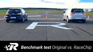 Benchmark test VW Golf - Original vs. RaceChip One