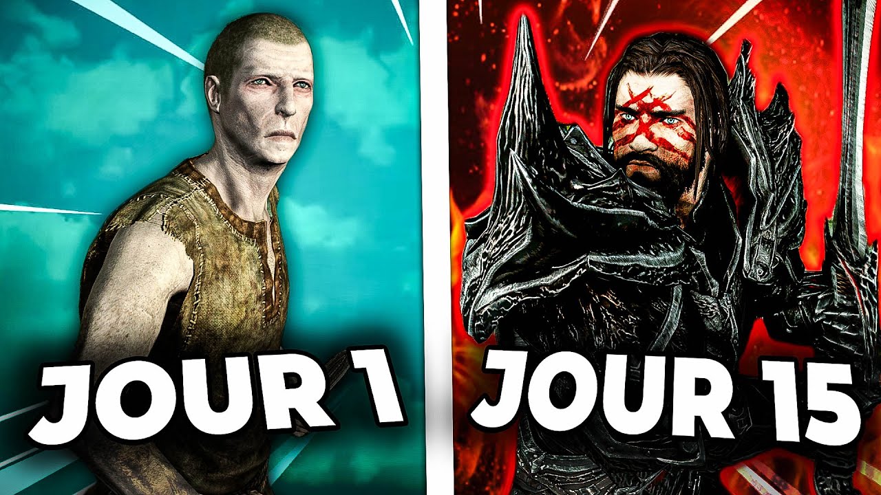 J'ai passé 15 JOURS sur Skyrim