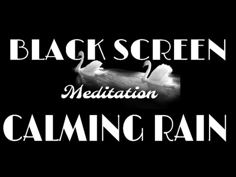 10 Hours Calming Rain Sounds, Rain Sounds for Sleeping •Dark Screen ,Sleep Meditation,Stress Relief
