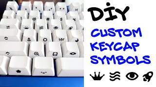 I built a weird keyboard... (custom keycap symbols)