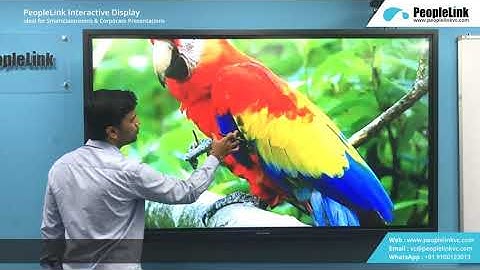 Interactive Displays for Classroom Education & Corporate Presentations by PeopleLink