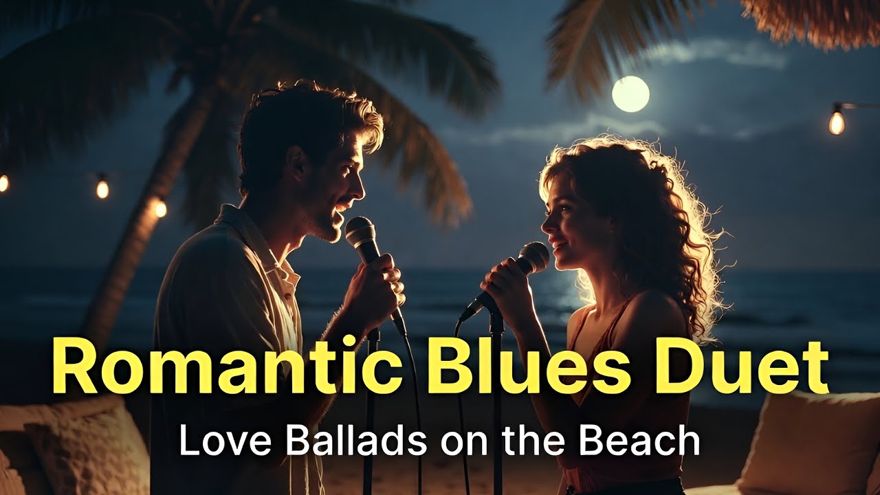 Romantic Blues Duet – Love Ballads on the Beach | Live Night Session
