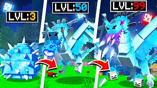 Evolving ICE DRAGON to GOD DRAGON in Minecraft!