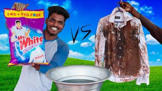 7kg Washing Powder VS 1 Dirty Shirt 👕 All Dirty Will Remove .....🤔 Washing Experiment