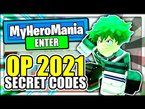 My Hero Mania Codes Roblox April 2021 Mejoress