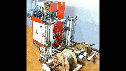 Automatic Wire Rope Fuse Weld Cutting Machine - Dual Feed and Cutting