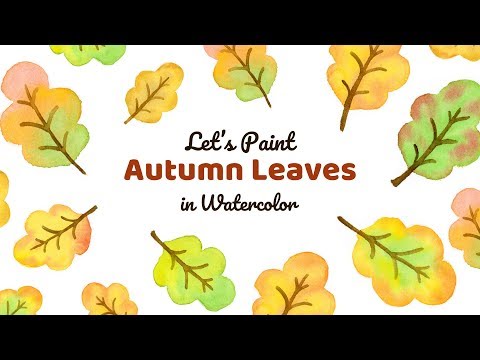 How to Paint Autumn Leaves in Watercolor