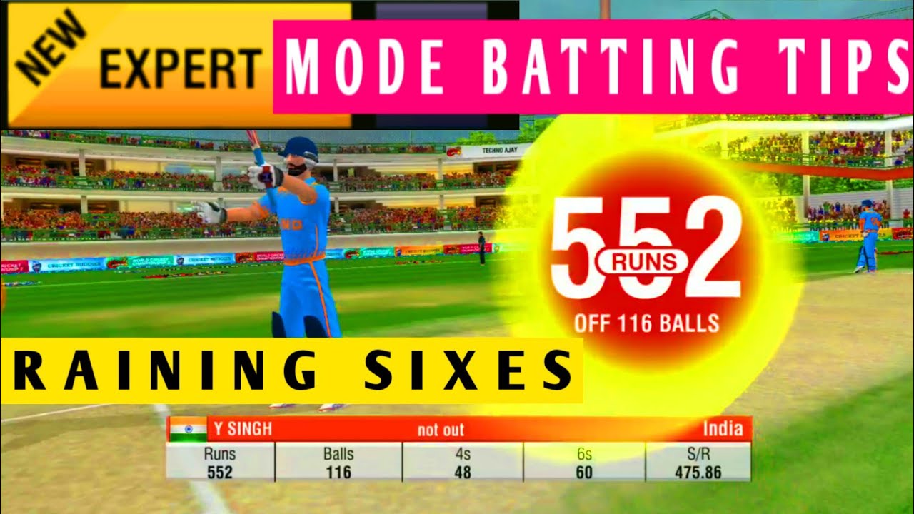Wcc2 Expert Mode Batting Tricks | Raining Sixes