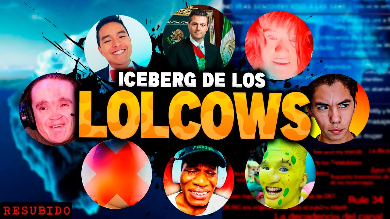 ICEBERG de los LOLCOWS (Mucho cringe, polémicas, escandalos, ridículos, cosas inquietantes...)
