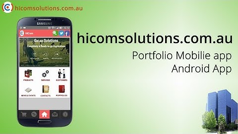 Portfolio android app source code for sale