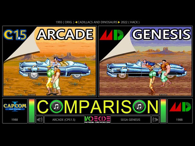 Cadillacs and Dinosaurs está, enfim, ganhando um port (de fã) para o Mega  Drive - Arkade