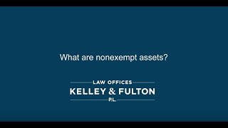 What are nonexempt assets?