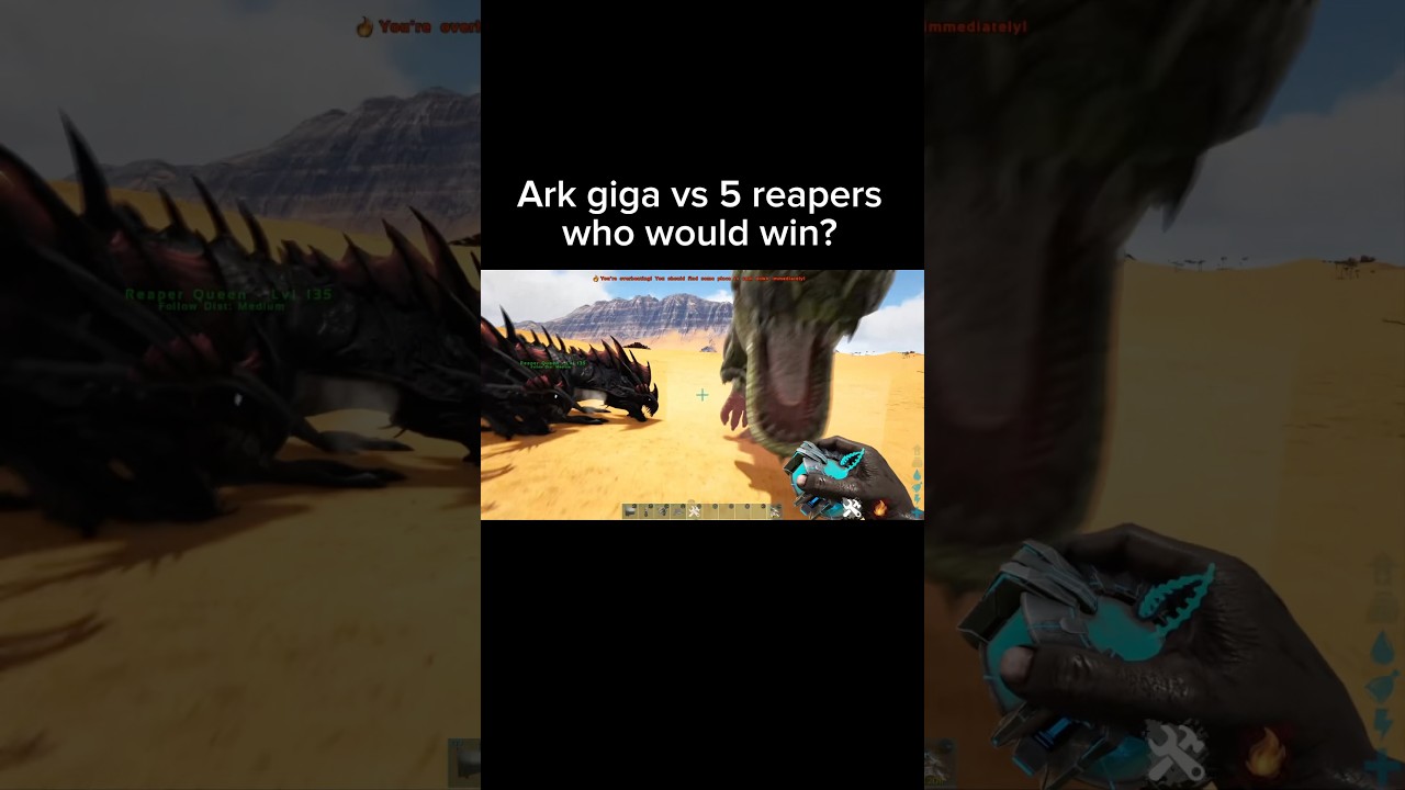Ark giga vs 5 reapers who would win?