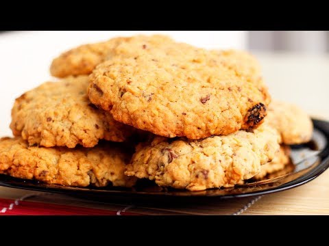 Видео рецепт Печенье с медом и шоколадом