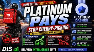 Why Platinum Dasher Status Pays Stop Cherry-Picking DoorDash Orders