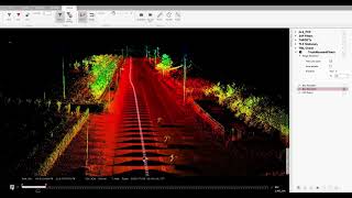 Routescene mobile mapping system used to survey powerlines in Oliver, British Columbia, Canada