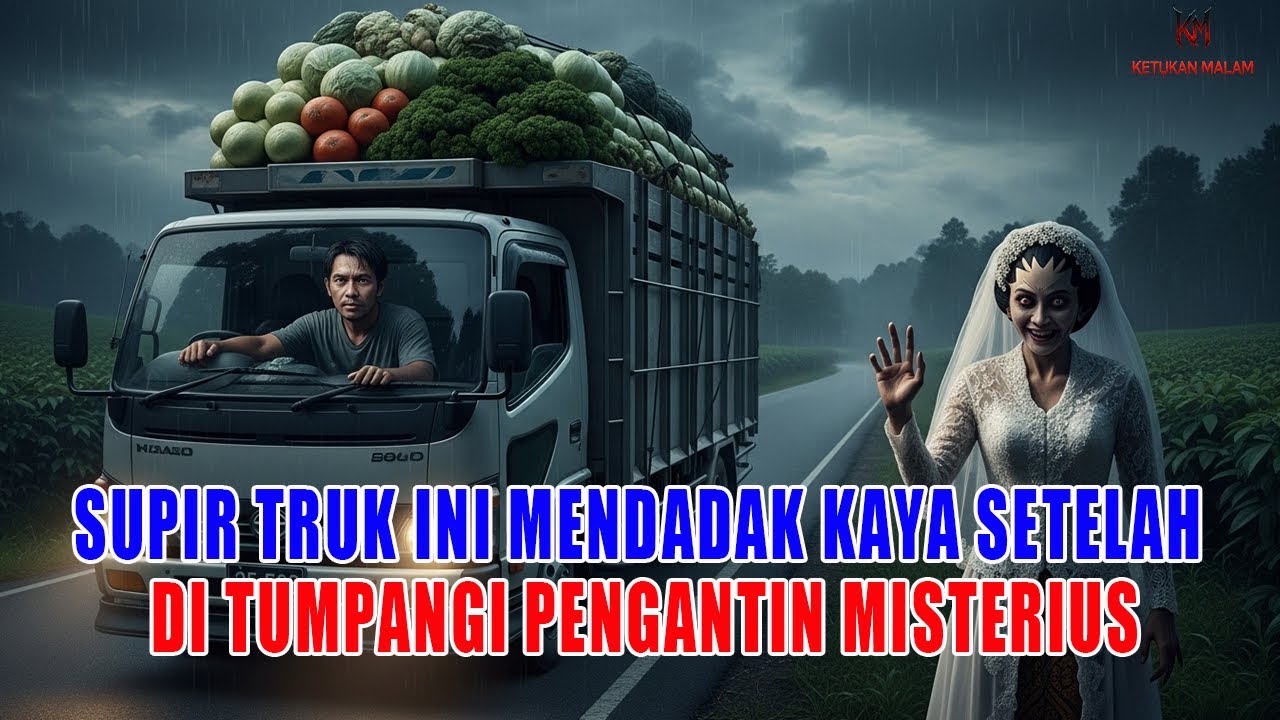 KISAH NYATA ! SUPIR TRUK YANG DITUMPANGI OLEH PENGANTIN MISTERIUS