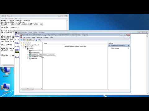 ORA-01031 insufficient privileges  -- Windows OS