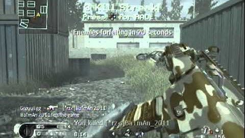 Cod4: Pathetic Rage Quit 1v1: Commentary