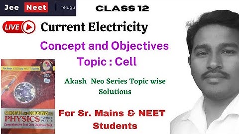 Current Electricity-03 l AP & TS EAMCET-2023 l Neet Physics