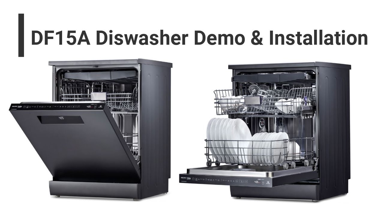 Voltas Beko Dishwasher Demo & Installation DF15A YouTube