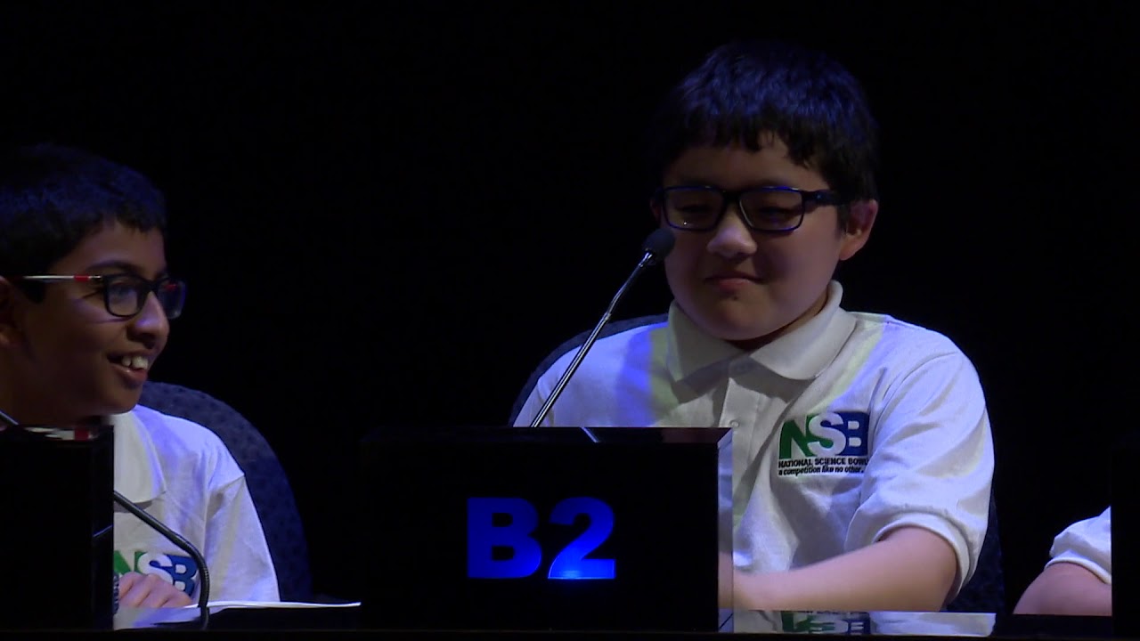 2019 National Science Bowl Middle School Championship Match YouTube