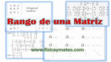 Cálculo matricial | Rango de una matriz