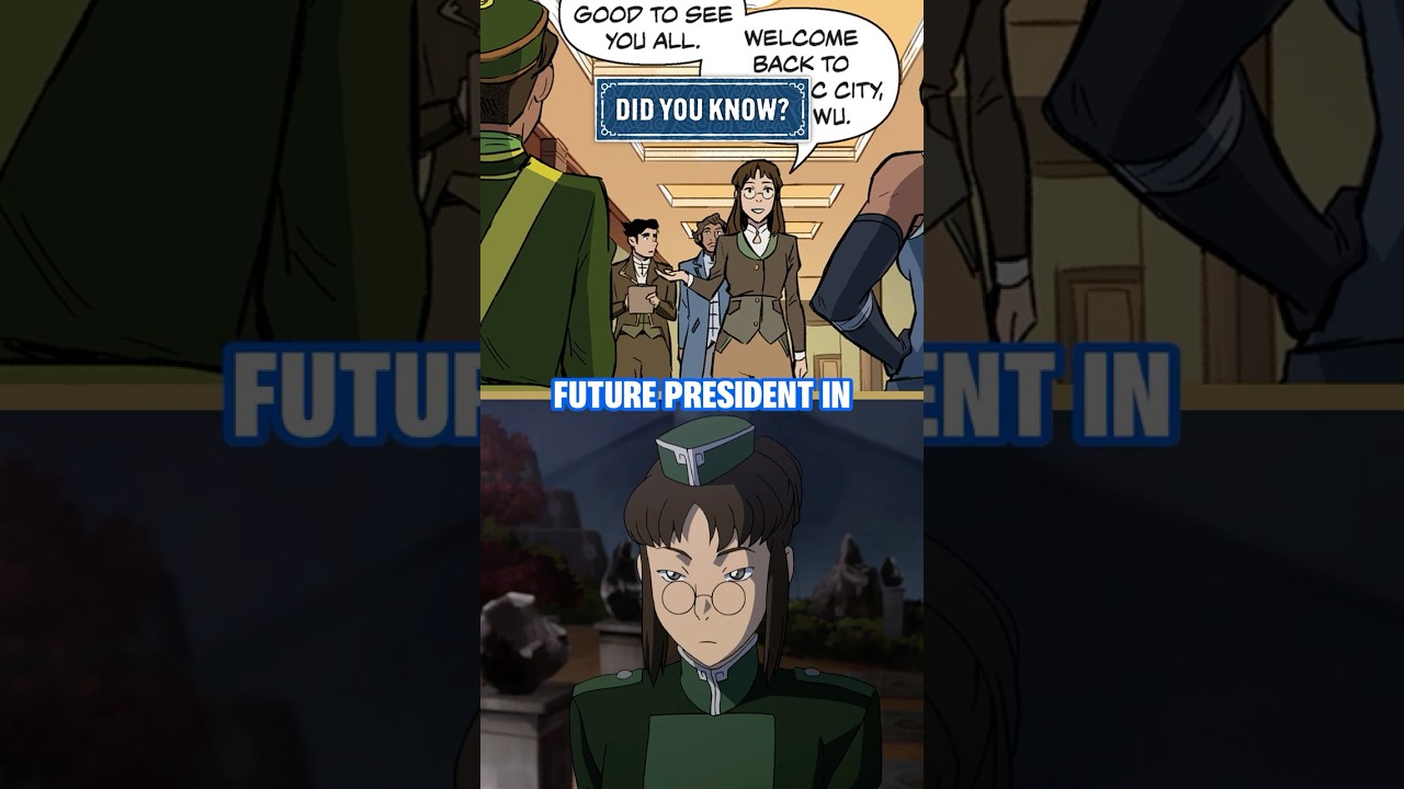 do you know who is the future president in the legend of korra? #shorts