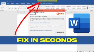 Fix Product Activation Failed in Microsoft Word | How To Solve MS Word Product Activation Failed screenshot 5