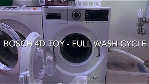 Modified Theo Klein 9213 Bosch Toy Washing Machine - Full Wash Cycle