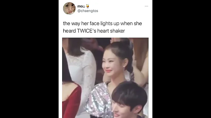 Jennie reaction to TWICE' Heart Shaker - DayDayNews