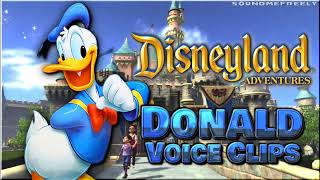 All Donald Duck Voice Clips  Disneyland Adventures For Kinect  Voice Lines  2011 tony Anselmo