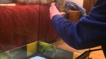 exo terra tank modification for a green tree python part1