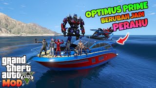 DINAR GENJI MENCARI SAUDARANYA KE TENGAH LAUT - GTA 5 MOD ULTRAMAN UPIN IPIN