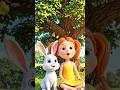 Bunny 🐰 aur Choti Guddi 👧 | Cute Hindi Rhymes for Kids | #shorts #nurseryrhymes #cartoonvideo