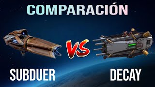 ☢️ SUBDUER VS DECAY | Comparación // War robots test