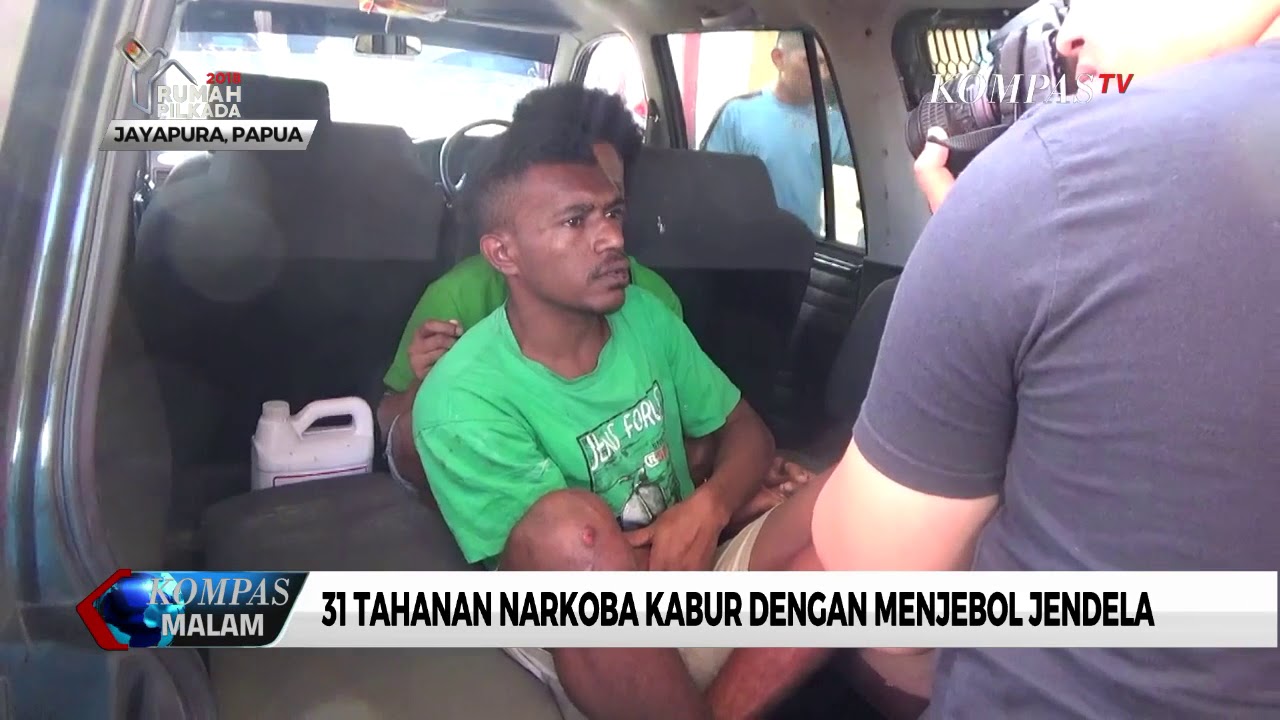 31 Tahanan Narkoba Lapas Doyo Baru, Jayapura Kabur