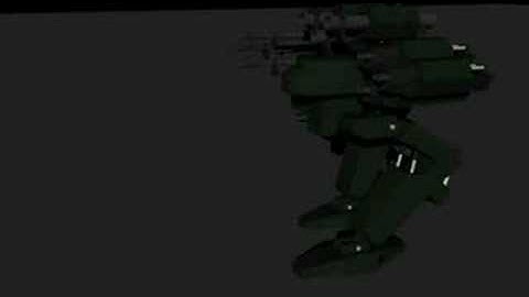 Chromehounds Mech Animation