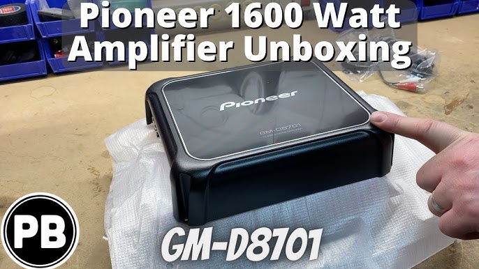 Amplificador 4 canales Pioneer 1600w GM-D9704 - Euro Car Audio