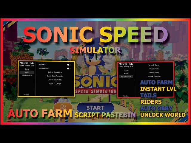 OP* Roblox Sonic Speed Simulator SCRIPT #robloxcheats #robloxscript #